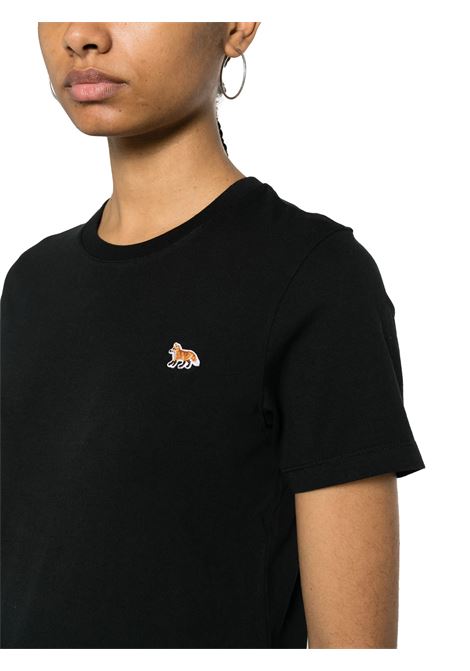 baby fox patch t-shirt woman black MAISON KITSUNÉ | MW00110KJ0008P199